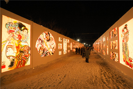 弘前城雪燈籠まつりイメージ